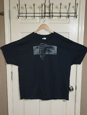 NFL Atlanta Falcons Black Team Apparel Short Sleeve Tee NWOT